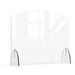 Rosseto Freestanding Safety Shield - 36"L x 28"H, Acrylic, Clear (AG009)-cityfoodequipment.com