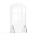 Rosseto Freestanding Safety Shield - 24"L x 40"H, Acrylic, Clear (AG014)-cityfoodequipment.com