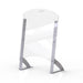 Rosseto Freestanding Sneeze Guard w/ Pass Thru - 24"L x 12 1/2"W x 35 4/5"H, Stainless/Acrylic, Clear (AG201)-cityfoodequipment.com