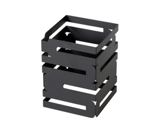 Rosseto Multi-Level Square Display Riser - 6x6x8" Black (D623RB)-cityfoodequipment.com