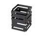 Rosseto Multi-Level Square Display Riser - 6x6x8" Black (D623RB)-cityfoodequipment.com