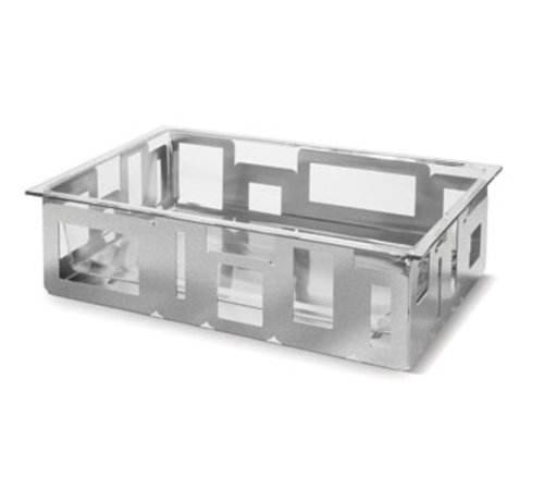 Rosseto Rectangular Ice Tub - 21x13x6" Acrylic/Stainless (D62577C)-cityfoodequipment.com