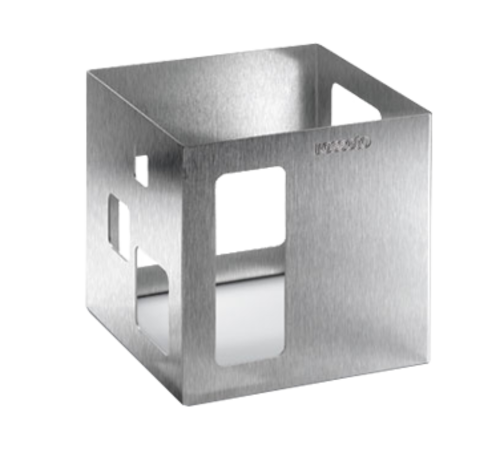 Rosseto Square Display Riser - 7x7x7" Stainless (D63177)-cityfoodequipment.com