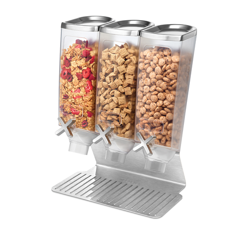 Rosseto Countertop Dry Food Dispenser, (3) 1 Gal Hoppers (EZ515)-cityfoodequipment.com