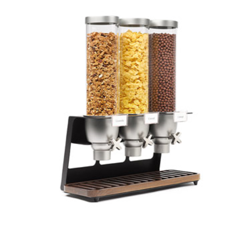 Rosseto Countertop Dry Food Dispenser, (3) 1 3/10 Gal Hoppers (EZ520)-cityfoodequipment.com