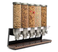 Rosseto Countertop Dry Food Dispenser, (5) 1 3/10 Gal Hoppers (EZ522)-cityfoodequipment.com