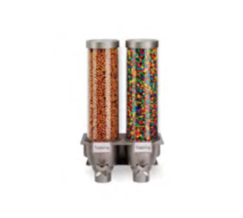 Rosseto Wall-Mount Dry Food Dispenser, (2) 1 3/10 Gal Hoppers (EZ524)-cityfoodequipment.com