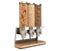 Rosseto Countertop Dry Food Dispenser, (3) 1 3/10 Gal Hoppers (EZ547)-cityfoodequipment.com