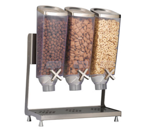 Rosseto Countertop Dry Food Dispenser, (3) 1 Gal Hoppers (EZP2135)-cityfoodequipment.com