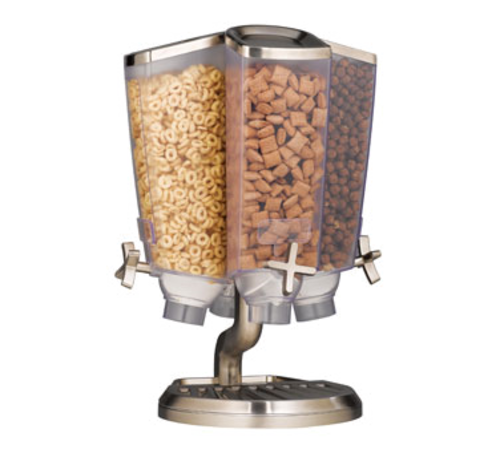 Rosseto Countertop Dry Food Dispenser, (4) 1 Gal Hoppers (EZP2753)-cityfoodequipment.com