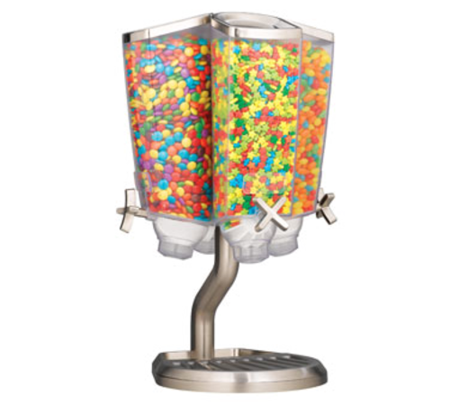 Rosseto Countertop Dry Food Dispenser, (4) 1 Gal Hoppers (EZP2760)-cityfoodequipment.com