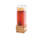 Rosseto 2 Gal Beverage Dispenser W/ Ice Basket - Plastic Container, Bamboo Base (LD112)-cityfoodequipment.com