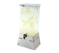 Rosseto 4 Gal Beverage Dispenser W/ Ice Basket - Plastic Container, Stainless Base (LD139)-cityfoodequipment.com