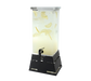 Rosseto 4 Gal Beverage Dispenser W/ Ice Basket - Plastic Container, Black Base (LD140)-cityfoodequipment.com