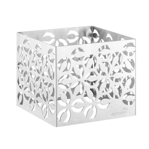 Rosseto 8 7/16" Square Display Riser, Brushed Stainless (LD157)-cityfoodequipment.com