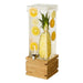 Rosseto 2 gal Beverage Dispenser w/ Ice Basket - Plastic Container, Bamboo Base (LD179)-cityfoodequipment.com