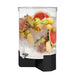 Rosseto 14 Gal Beverage Dispenser - Plastic Container, Black Matte Steel Base (LD199)-cityfoodequipment.com