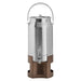 Rosseto 3 gal Milk Urn w/ Ice Basket, Brushed Stainless/Bronze Base (LD205)-cityfoodequipment.com