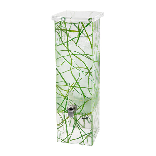 Rosseto 2 Gal Beverage Dispenser W/ Ice Basket - Plastic Container, Plastic Base (LD208)-cityfoodequipment.com