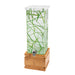 Rosseto 2 Gal Beverage Dispenser W/ Ice Basket - Plastic Container, Bamboo Base (LD210)-cityfoodequipment.com