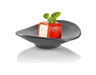 Rosseto 2 Oz Oval Melamine Bowl, Rustic Black (MEL007)-cityfoodequipment.com