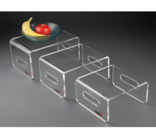 Rosseto Multi-Level Riser Set - Acrylic, Clear (RDC107)-cityfoodequipment.com