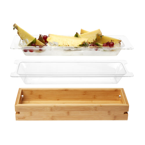 Rosseto Insert for BD133 Ice Tray - Acrylic, Clear (SA118)-cityfoodequipment.com