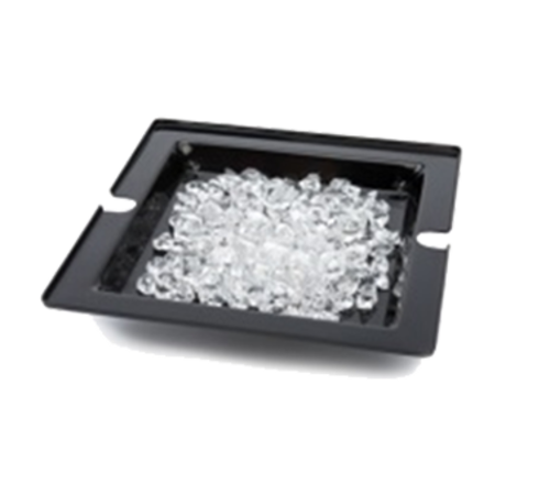 Rosseto Square Ice Display Platter for SM220 & SM221, Acrylic, Black (SA122)-cityfoodequipment.com