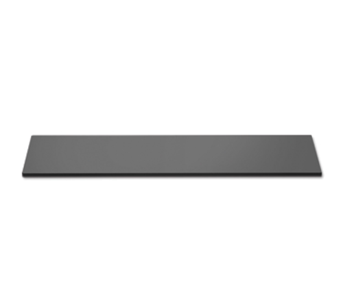 Rosseto 33 1/2" X 7 4/5" Rectangular Display Platter - Glass, Black (SG002)-cityfoodequipment.com