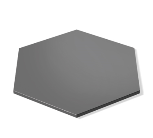 Rosseto 14" Hexagonal Honeycomb Platter - Acrylic, Black (SG028)-cityfoodequipment.com