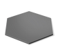 Rosseto 14" Hexagonal Honeycomb Platter - Acrylic, Black (SG028)-cityfoodequipment.com
