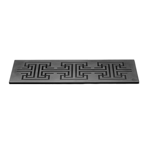 Rosseto 27 3/5" X 9 2/5" Rectangular Serving Tray - Melamine, Black (SG037)-cityfoodequipment.com