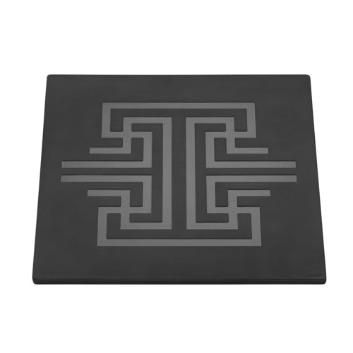 Rosseto 14" Square Display Tray - Melamine, Black (SG040)-cityfoodequipment.com