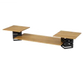 Rosseto 5 Piece Multi-Level Riser Set - Bamboo/Black (SK003)-cityfoodequipment.com