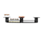 Rosseto 10 Piece Display Riser Kit - Black/black Glass (SK022)-cityfoodequipment.com