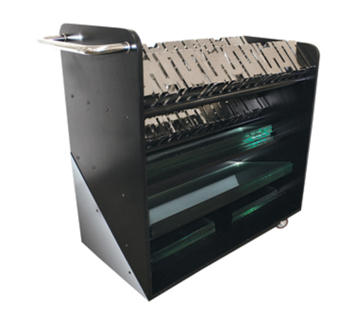 Rosseto 4 Level Utility Cart W/ Flat Ledges (SM132)-cityfoodequipment.com