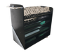 Rosseto 4 Level Utility Cart W/ Flat Ledges (SM132)-cityfoodequipment.com