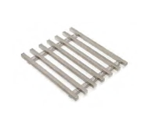 Rosseto 8 1/2" Square Grill - Track-Style, Stainless (SM179)-cityfoodequipment.com