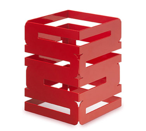 Rosseto 8" Square Multi-Level Riser - Red Gloss Finish (SM185)-cityfoodequipment.com