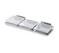 Rosseto Spice Shelf - 3 Porcelain Bowls, Stainless (SM215)-cityfoodequipment.com