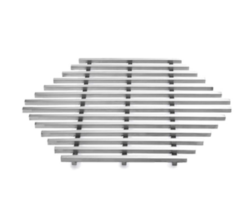 Rosseto Track Grill - Honeycomb Shape, Stainless (SM224)-cityfoodequipment.com