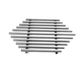 Rosseto Track Grill - Honeycomb SHaped, Stainless (SM225)-cityfoodequipment.com
