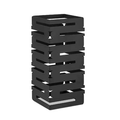 Rosseto Multi-Level Square Display Riser - 8" x 18", Black (SM241)-cityfoodequipment.com