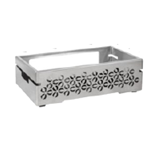 Rosseto Rectangular Warmer Base - 21 3/5" X 13 1/2", Brushed Stainless (SM259)-cityfoodequipment.com