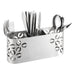 Rosseto 3 Compartment Flatware Holder - 11 13/16" x 3 1/4", Stainless (SM263)-cityfoodequipment.com