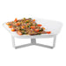 Rosseto 4" Display Riser W/ 12 1/4" Melamine Tray, Stainless (SM269)-cityfoodequipment.com