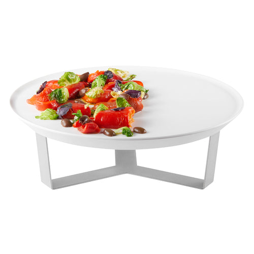 Rosseto 4" Display Riser w/ 13 5/16" Melamine Tray, Stainless (SM276)-cityfoodequipment.com