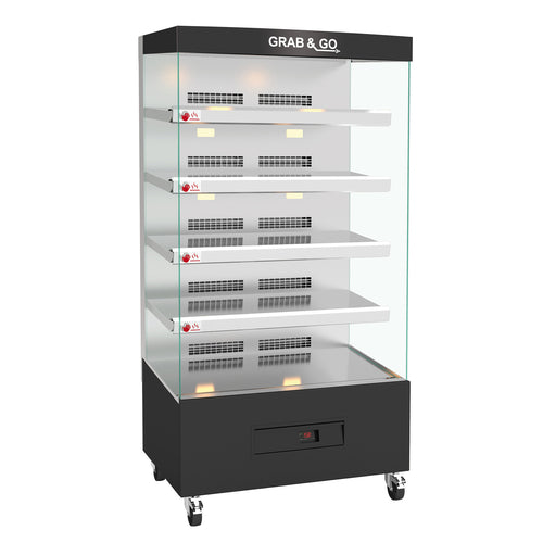 Rotisol USA 10MCV5LS 40 3/8" Self Service Heated Food Display - 5 Shelves, 208-240v/1ph-cityfoodequipment.com