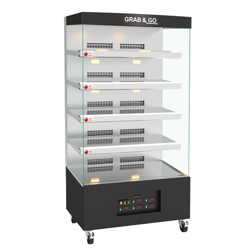 Rotisol USA 10MCV5LS.I 40 3/8" Self Service Heated Food Display - 5 Shelves, 208-240v/1ph-cityfoodequipment.com
