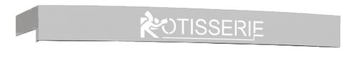 Rotisol USA 1600BDI Illuminated Decorative Roof for FlamBoyant 1600 Rotisseries, Stainless Steel-cityfoodequipment.com